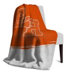 sam houston bearkats gradient dots orange blanket top rated