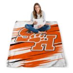 sam houston bearkats paint streaks orange white blanket best selling