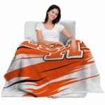 sam houston bearkats paint streaks orange white blanket best selling