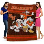 sam houston bearkats three musketeers orange blanket best selling