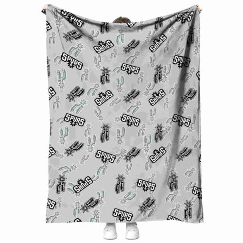 san antonio spurs diehard fans silver blanket best selling