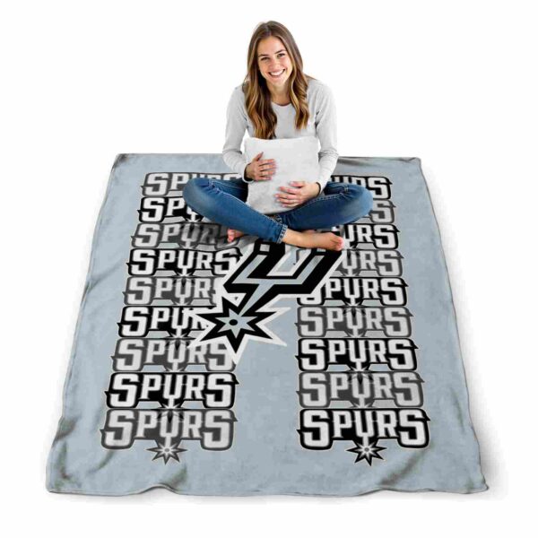 san antonio spurs fan pride silver blanket high quality
