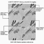 san antonio spurs fan spirit silver blanket best selling