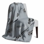 san antonio spurs fan spirit silver blanket best selling