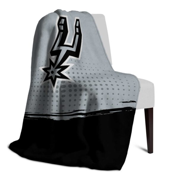 san antonio spurs gradient dots silver blanket top rated