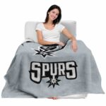 san antonio spurs grunge texture silver blanket latest model