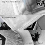 san antonio spurs grunge texture silver blanket premium grade