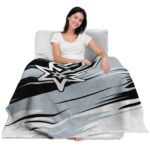 san antonio spurs paint streaks silver white blanket latest model