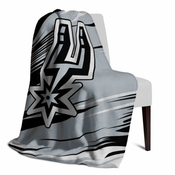 san antonio spurs paint streaks silver white blanket top rated