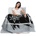 san antonio spurs splatter effect silver blanket best selling