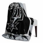 san antonio spurs splatter effect silver blanket best selling