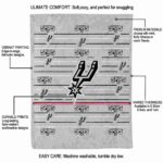san antonio spurs striped pattern silver blanket new arrival