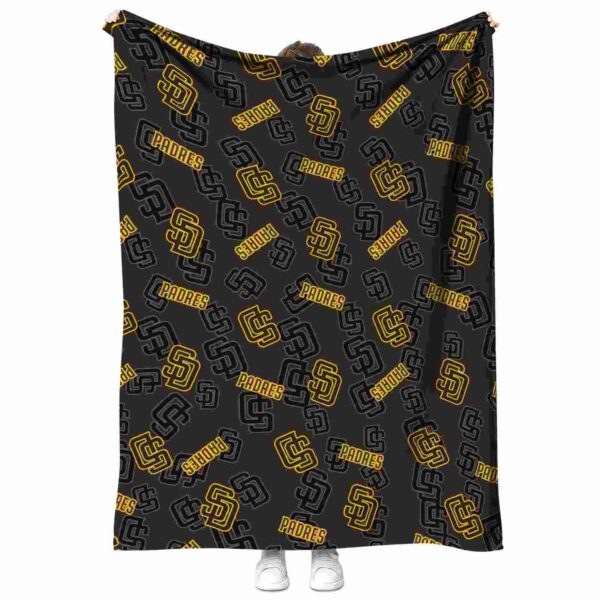 san diego padres diehard fans brown blanket best selling