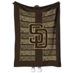 san diego padres fan pride brown blanket best selling
