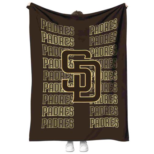 san diego padres fan pride brown blanket best selling