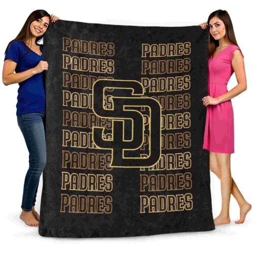 san diego padres fan pride brown blanket fashion forward