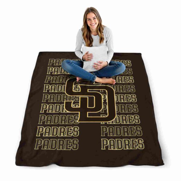 san diego padres fan pride brown blanket high quality