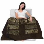 san diego padres fan pride brown blanket latest model