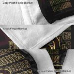 san diego padres fan pride brown blanket premium grade
