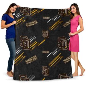 san diego padres fan spirit brown blanket fashion forward