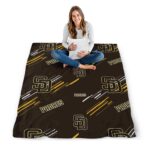 san diego padres fan spirit brown blanket high quality