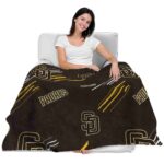 san diego padres fan spirit brown blanket latest model