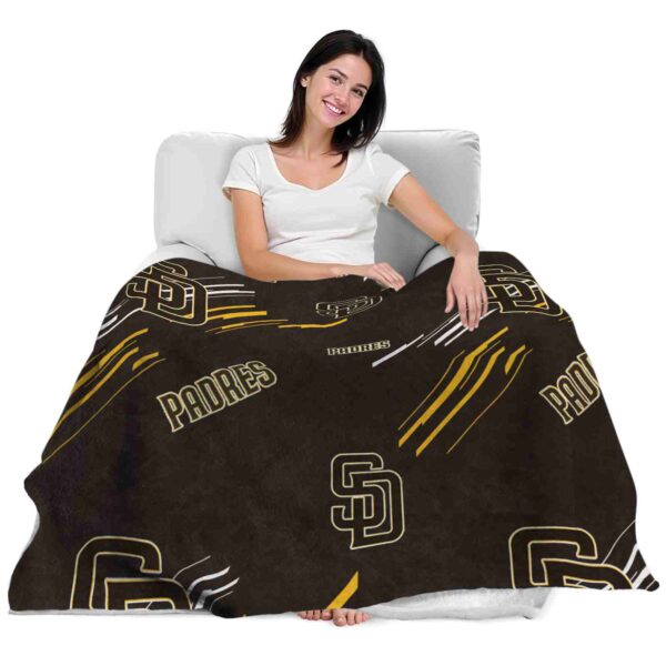 san diego padres fan spirit brown blanket latest model