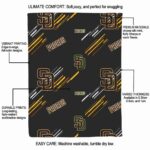 san diego padres fan spirit brown blanket new arrival