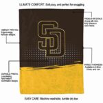 san diego padres gradient dots brown blanket new arrival