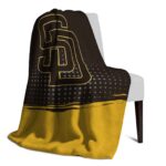 san diego padres gradient dots brown blanket top rated