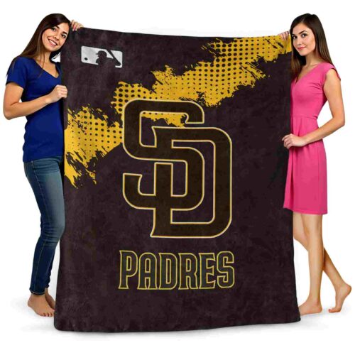 san diego padres grunge texture brown blanket fashion forward