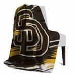 san diego padres paint streaks brown white blanket best selling