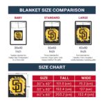 san diego padres splatter effect brown blanket best selling