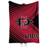 san diego state aztecs diagonal stripes red blanket best selling