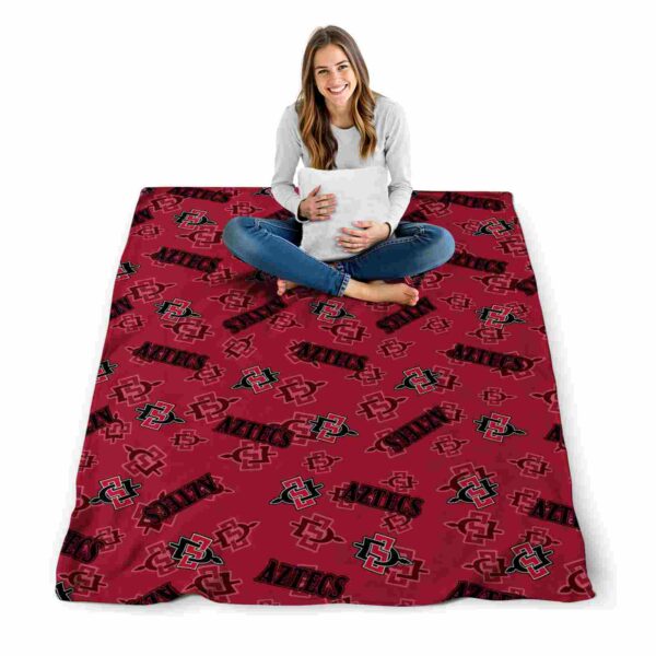 san diego state aztecs diehard fans red blanket high quality