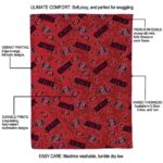 san diego state aztecs diehard fans red blanket new arrival