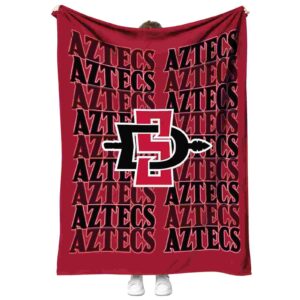 san diego state aztecs fan pride red blanket best selling