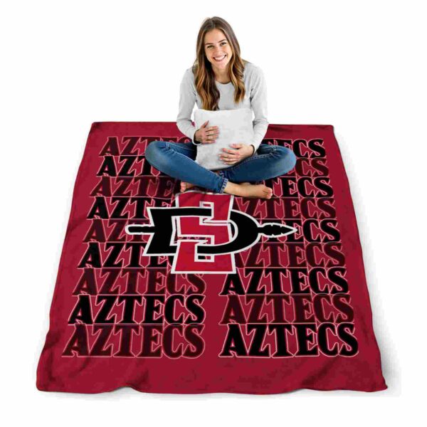 san diego state aztecs fan pride red blanket high quality
