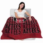 san diego state aztecs fan pride red blanket latest model