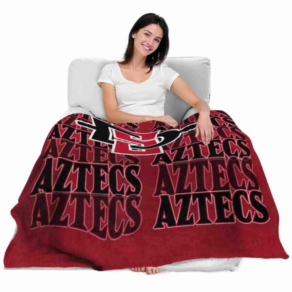 san diego state aztecs fan pride red blanket latest model