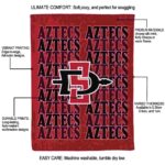 san diego state aztecs fan pride red blanket new arrival