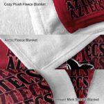 san diego state aztecs fan pride red blanket premium grade