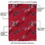 san diego state aztecs fan spirit red blanket best selling