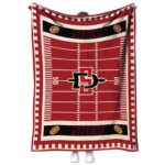 san diego state aztecs football field red blanket best selling