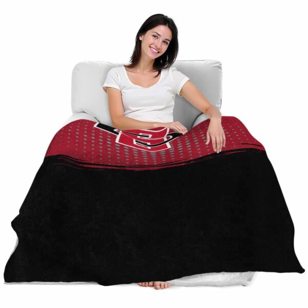 san diego state aztecs gradient dots red blanket latest model