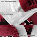 san diego state aztecs grunge texture red blanket premium grade