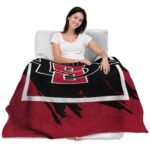 san diego state aztecs splatter effect red blanket best selling