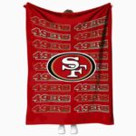 san francisco 49ers fan pride red blanket best selling