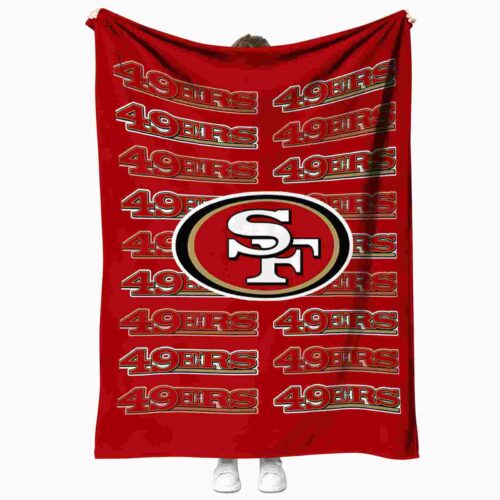 san francisco 49ers fan pride red blanket best selling
