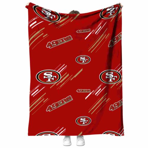 san francisco 49ers fan spirit red blanket best selling